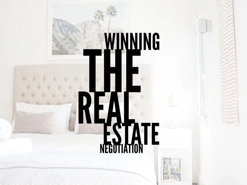 Image for Winning the real estate negotiation