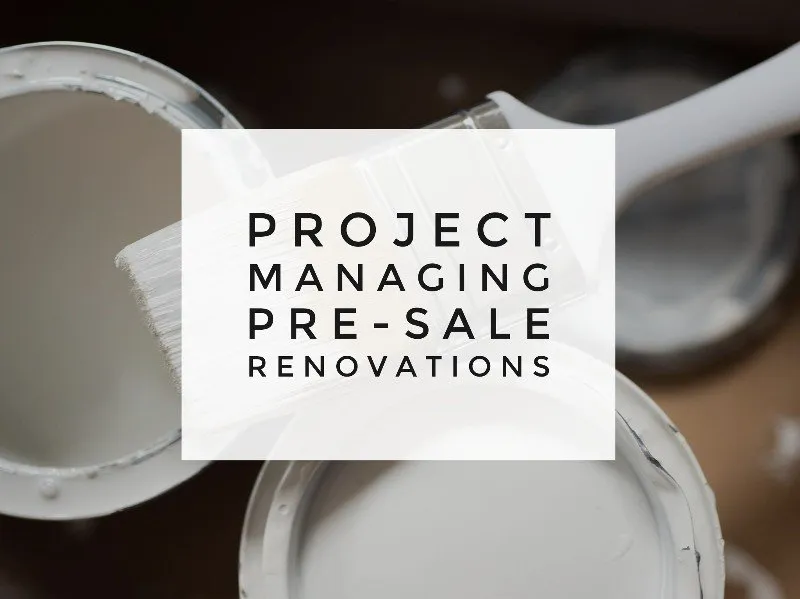 Image for Project managing pre-sale renovations